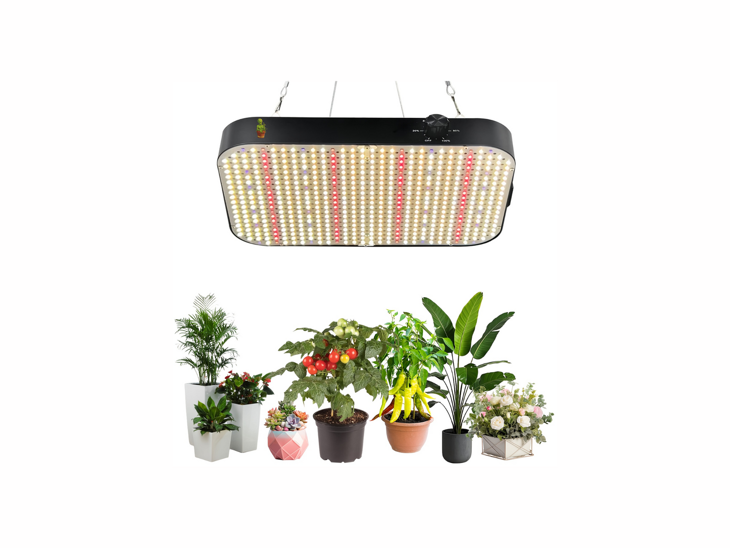 100W Dimmable Full Spectrum Grow Light UV/IR