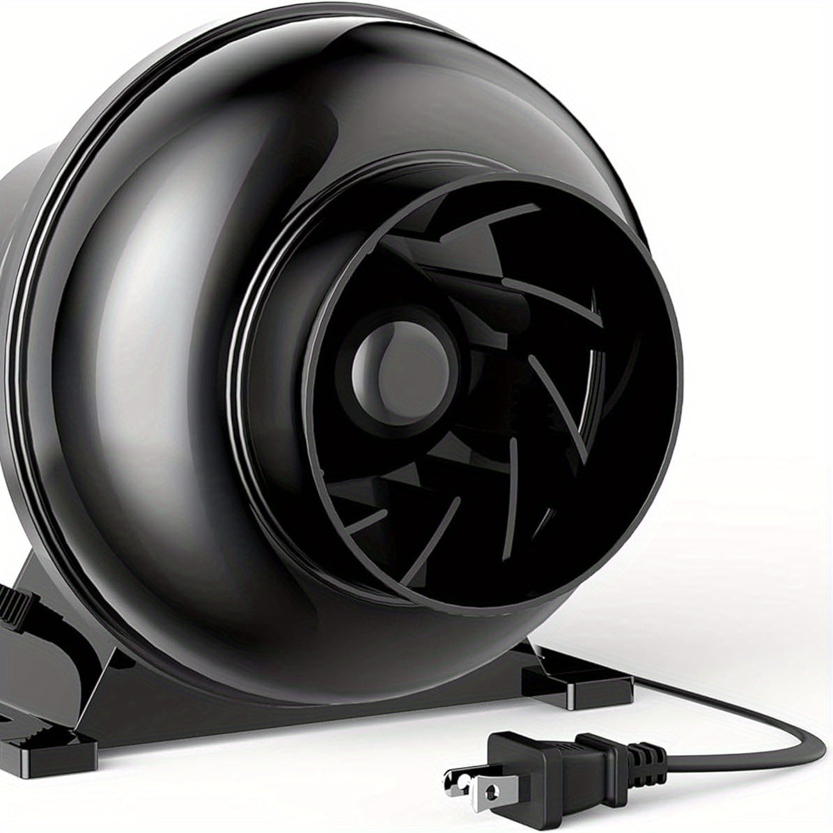 Energy-Efficient & Ultra-Quiet Ventilation 4" Fan with Aluminum Duck