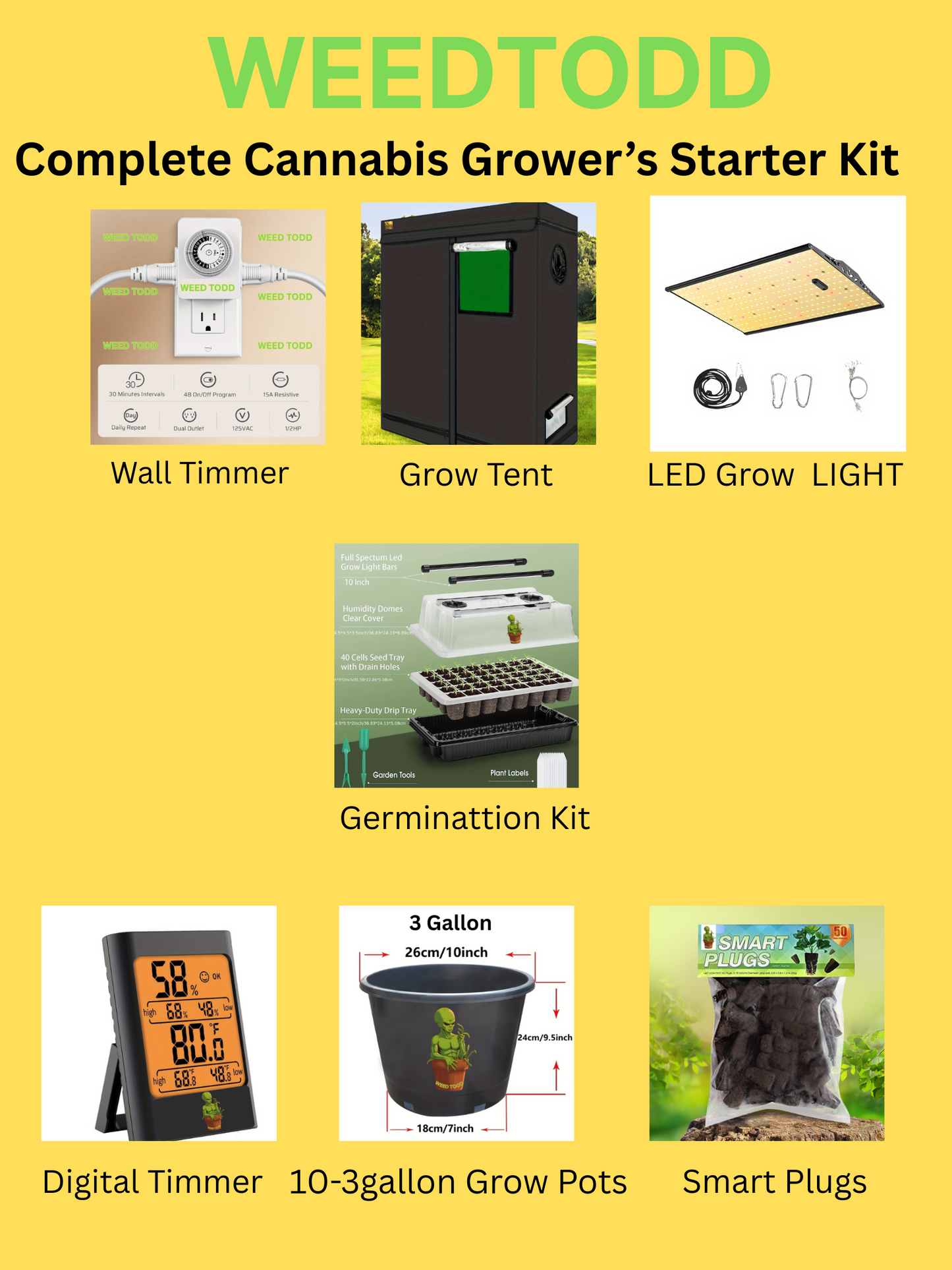Complete Cannabis Grower's Starter Kit