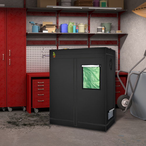 Indoor Cannabis Grow Tent with Window