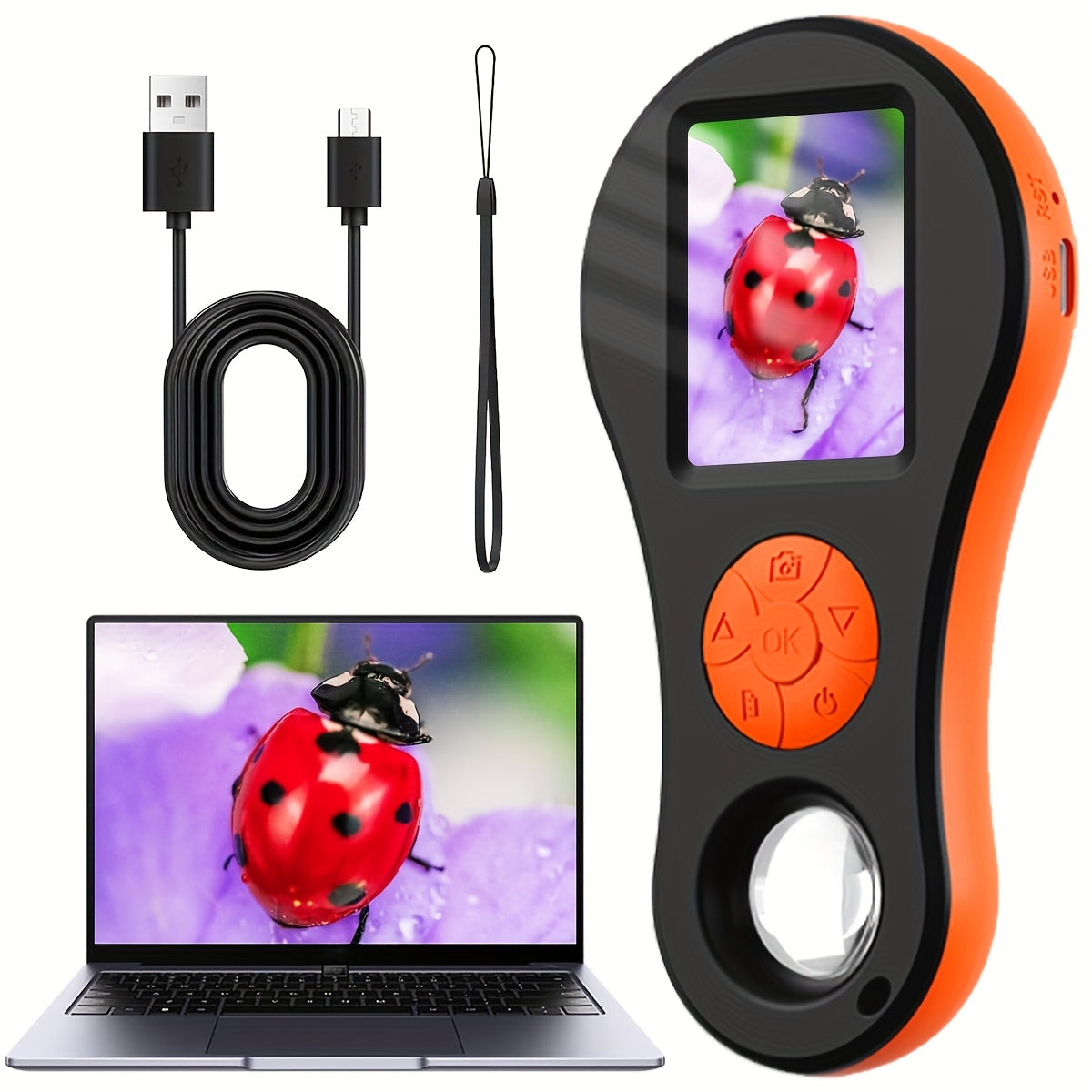 Digital Magnifier 8 LEDs HD 1080P for Trichomes