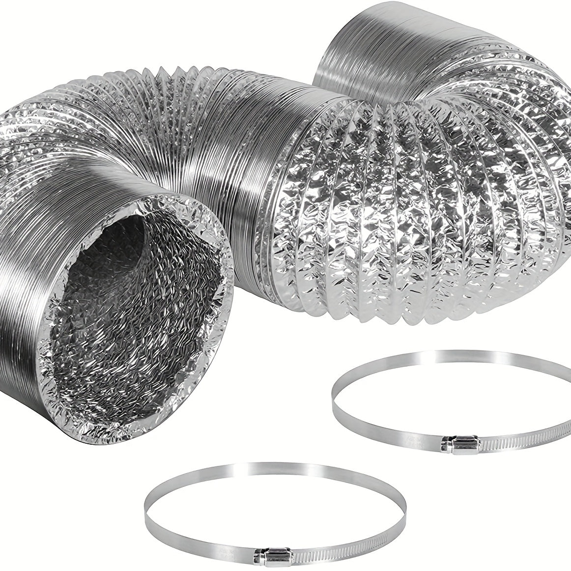 Energy-Efficient & Ultra-Quiet Ventilation 4" Fan with Aluminum Duck
